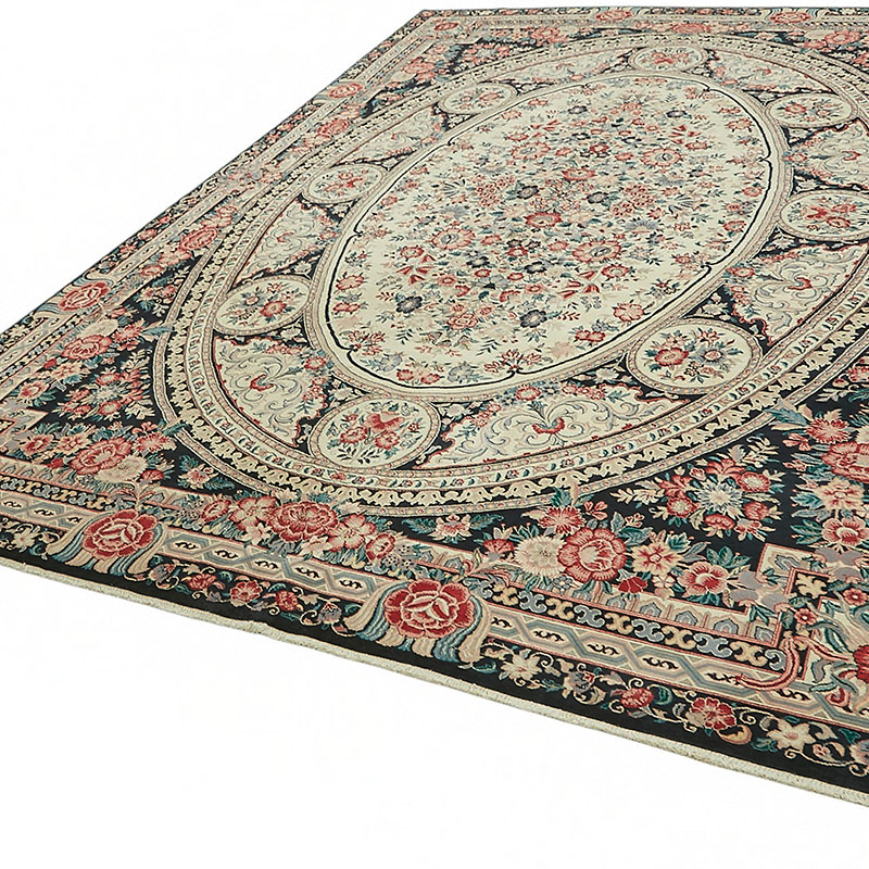 New Hand Knotted Wool Oushak Rug - 8' 11" x 12' 5" (107" x 149") - K0086982