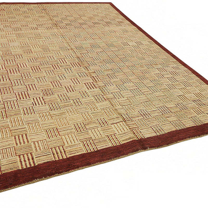 Nueva Alfombra Anudada a Mano - K0086985