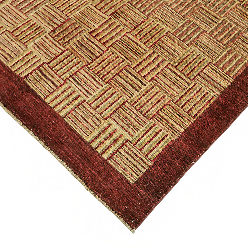 Nueva Alfombra Anudada a Mano - K0086985