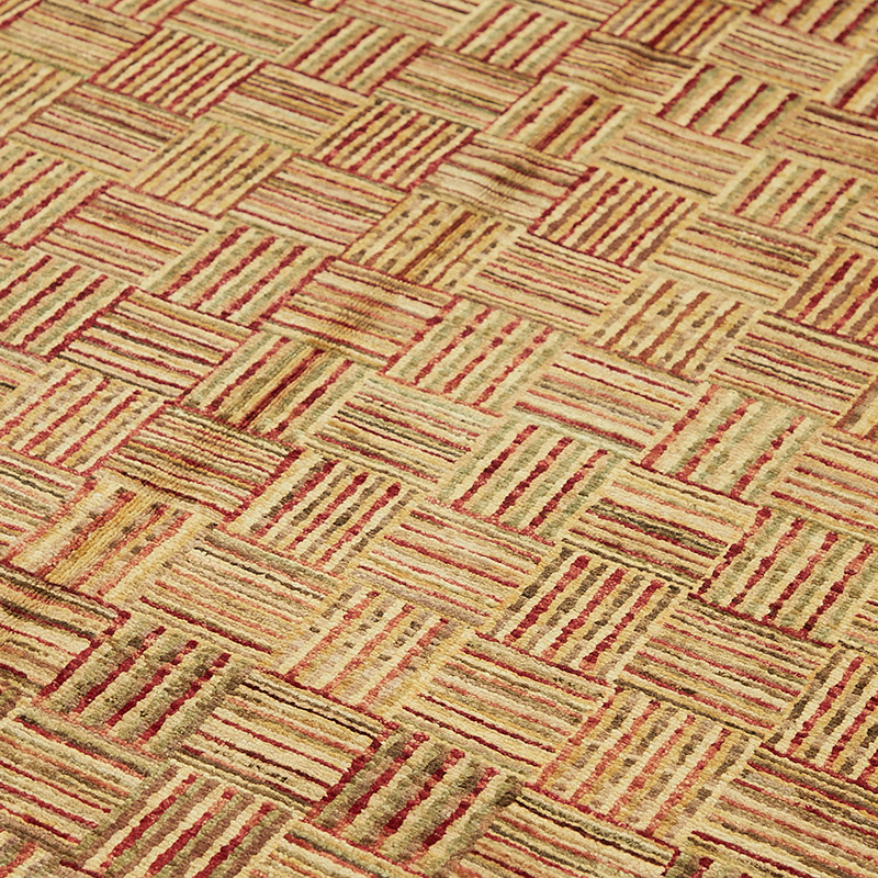Nueva Alfombra Anudada a Mano - K0086985
