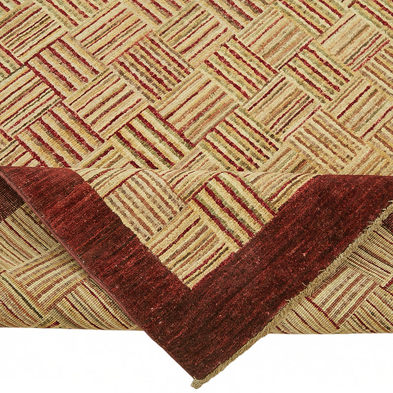 Nueva Alfombra Anudada a Mano - K0086985