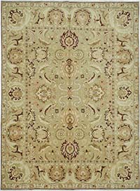 New Hand Knotted Wool Oushak Rug - 9'  x 12' 4" (108" x 148")