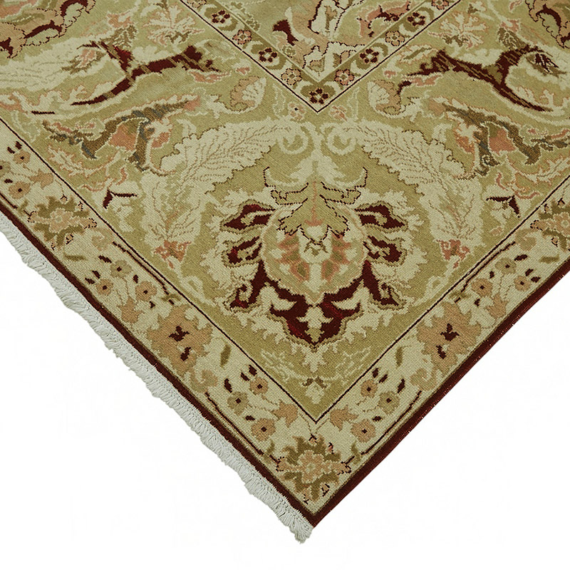 New Hand Knotted Wool Oushak Rug - 9'  x 12' 4" (108" x 148") - K0086987