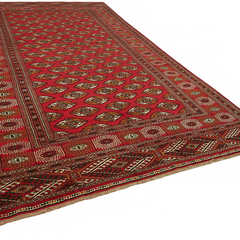 New Hand-Knotted Bokhara Rug - K0086989