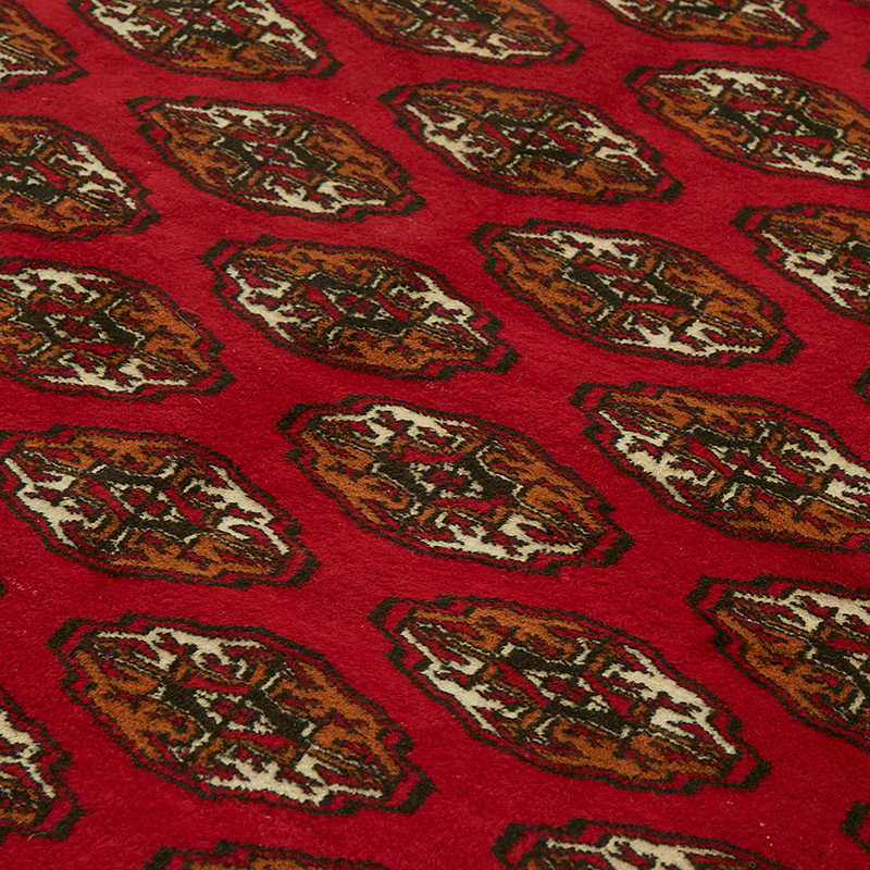New Hand-Knotted Bokhara Rug - K0086989