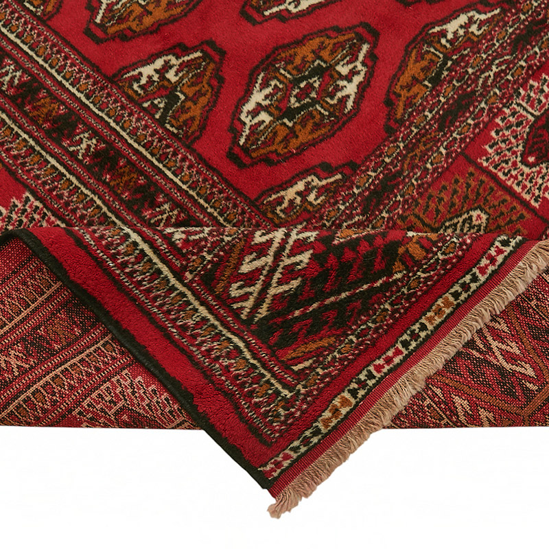 New Hand-Knotted Bokhara Rug - K0086989