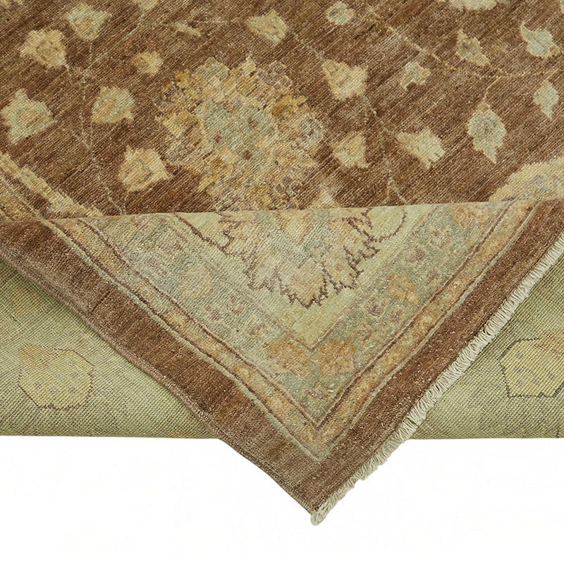 New Hand Knotted Wool Oushak Rug - 8' 9" x 12' 2" (105" x 146") - K0086997