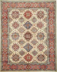 New Hand Knotted Wool Oushak Rug - 8' 11" x 11' 3" (107" x 135")