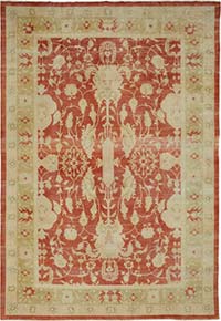 New Hand Knotted Wool Oushak Rug - 9' 10" x 14' 6" (118" x 174")