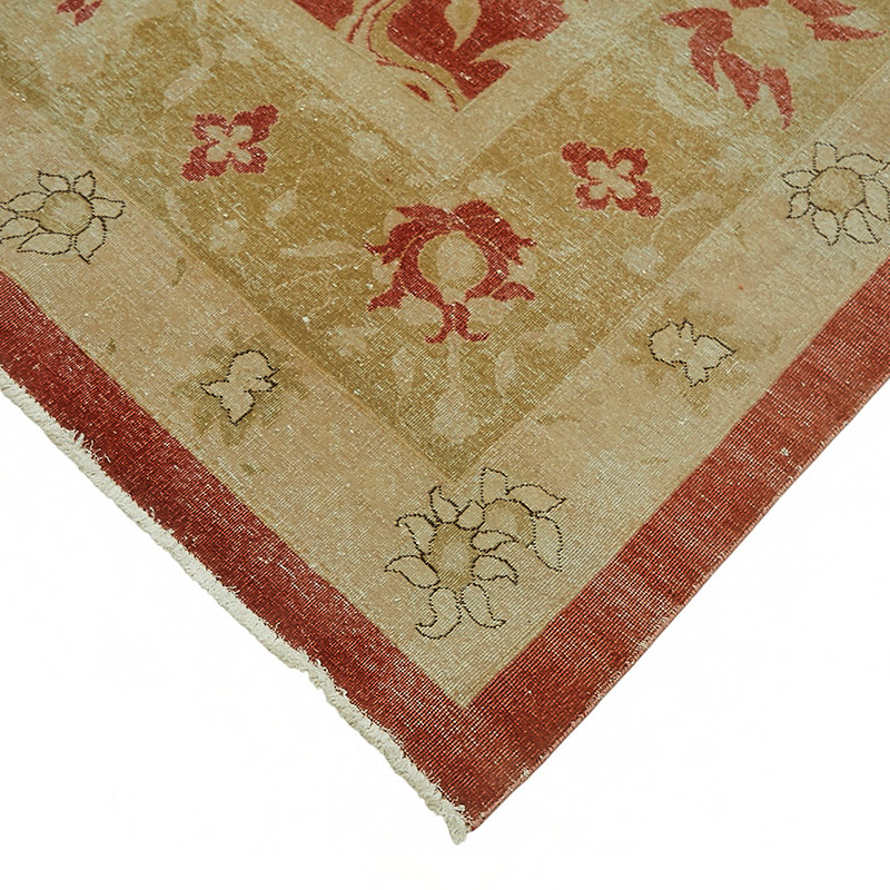 New Hand Knotted Wool Oushak Rug - 9' 10" x 14' 6" (118" x 174") - K0087002