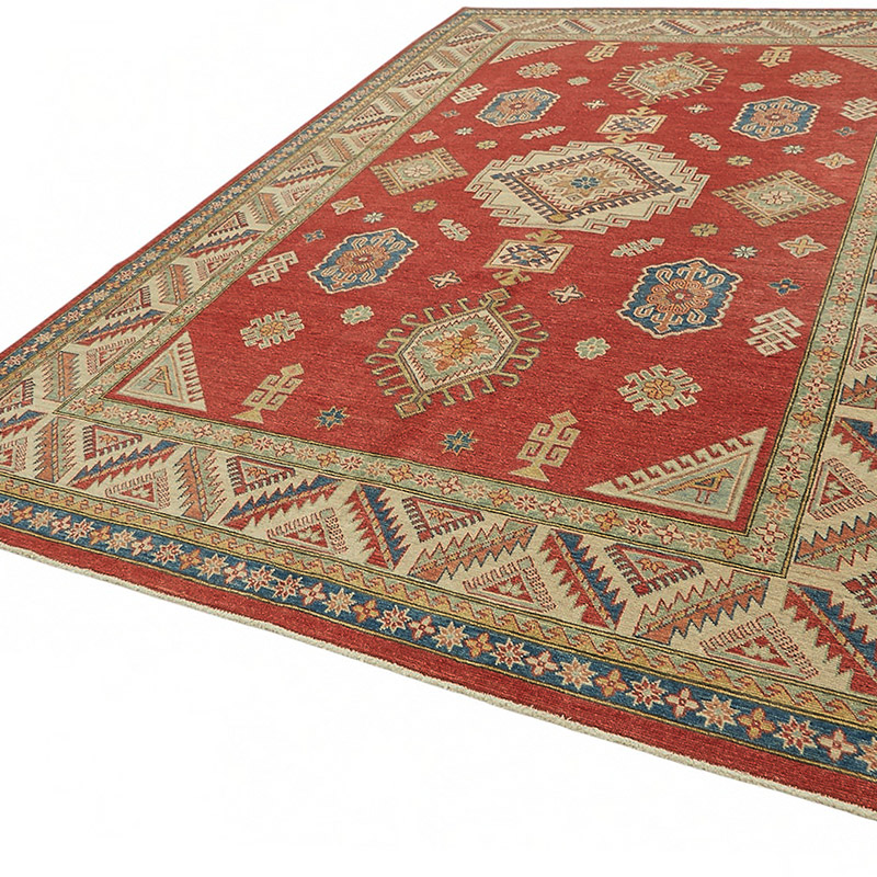 New Hand Knotted Wool Oushak Rug - 8' 5" x 12'  (101" x 144") - K0087005