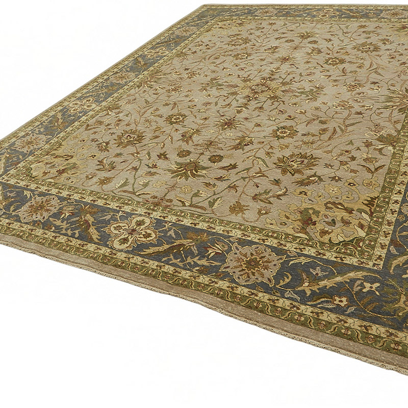 New Hand Knotted Wool Oushak Rug - 9'  x 11' 11" (108" x 143") - K0087009