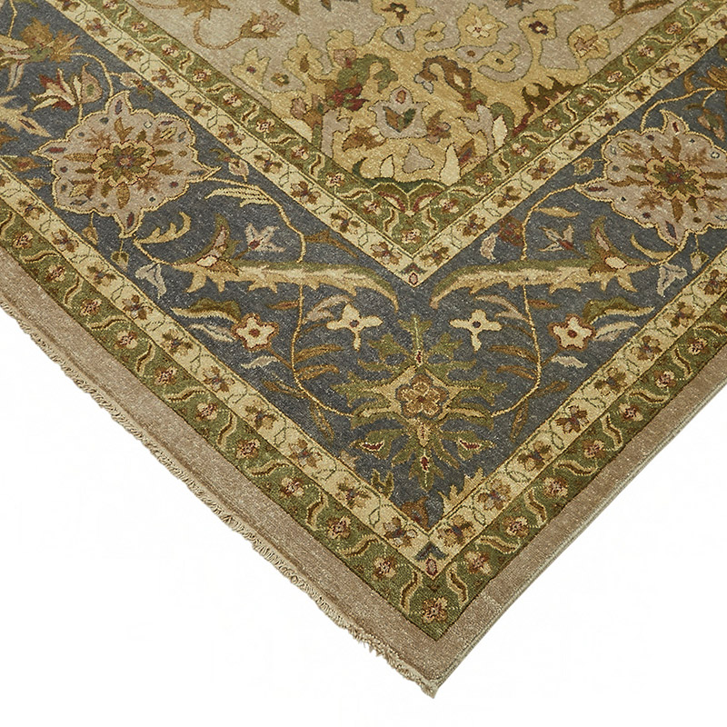 New Hand Knotted Wool Oushak Rug - 9'  x 11' 11" (108" x 143") - K0087009