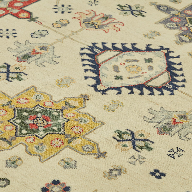 New Hand Knotted Wool Oushak Rug - 9' 9" x 13' 5" (117" x 161") - K0087012
