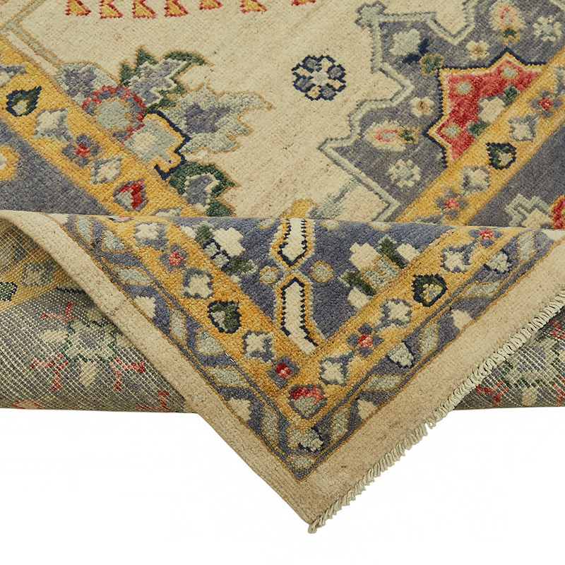 New Hand Knotted Wool Oushak Rug - 9' 9" x 13' 5" (117" x 161") - K0087012
