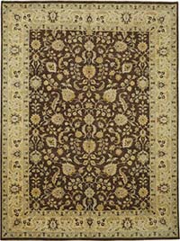 New Hand Knotted Wool Oushak Rug - 9' 1" x 12' 3" (109" x 147")
