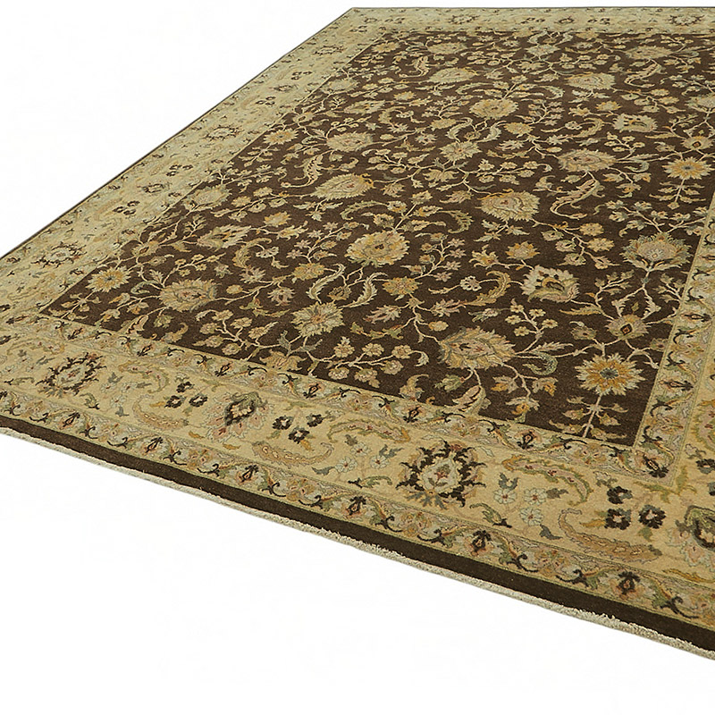 New Hand Knotted Wool Oushak Rug - 9' 1" x 12' 3" (109" x 147") - K0087013