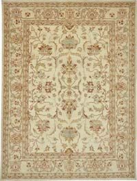 New Hand Knotted Wool Oushak Rug - 8' 10" x 11' 8" (106" x 140")