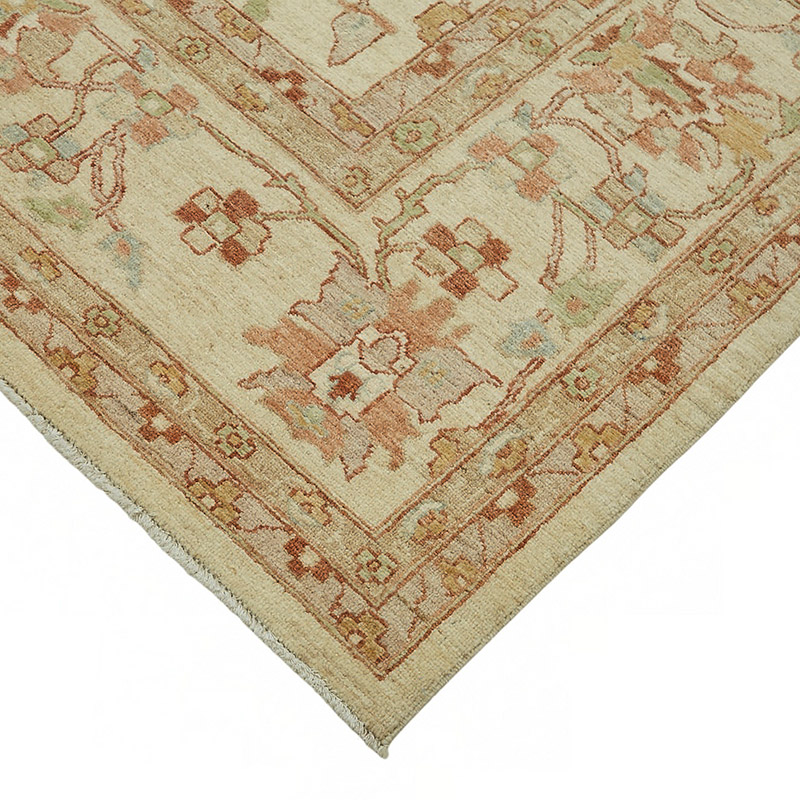 New Hand Knotted Wool Oushak Rug - 8' 10" x 11' 8" (106" x 140") - K0087014