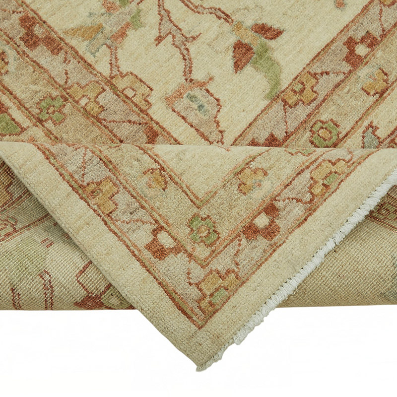 New Hand Knotted Wool Oushak Rug - 8' 10" x 11' 8" (106" x 140") - K0087014