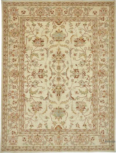 Nueva Alfombra Oushak Tejida a Mano - 268 cm x 355 cm