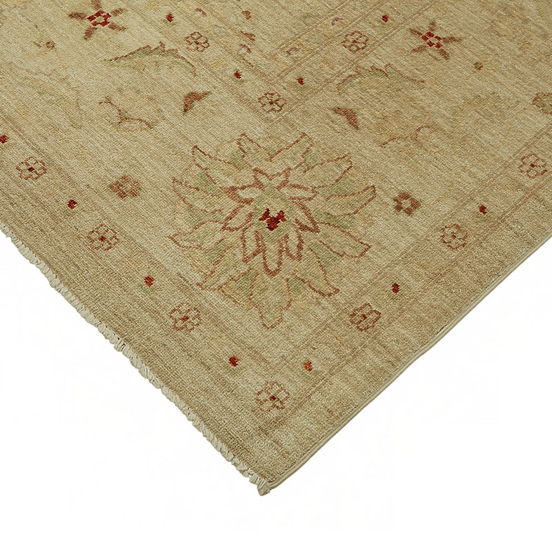 New Hand Knotted Wool Oushak Rug - 10' 2" x 13' 9" (122" x 165") - K0087015