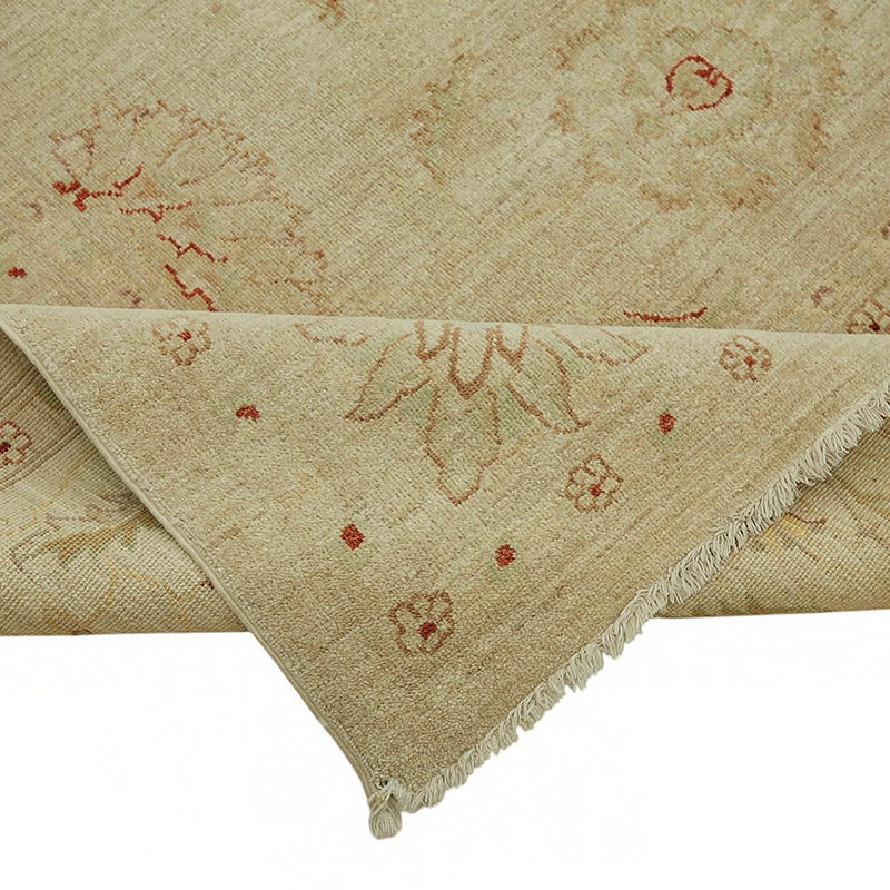 New Hand Knotted Wool Oushak Rug - 10' 2" x 13' 9" (122" x 165") - K0087015