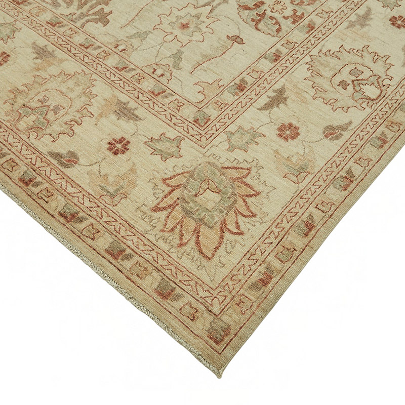 New Hand Knotted Wool Oushak Rug - 8' 9" x 12' 4" (105" x 148") - K0087016