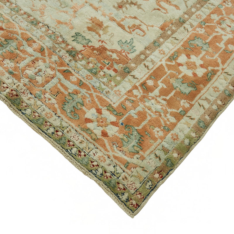 New Hand Knotted Wool Oushak Rug - 9'  x 13'  (108" x 156") - K0087017