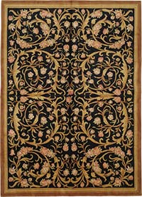 New Hand Knotted Wool Oushak Rug - 9'  x 12' 4" (108" x 148")