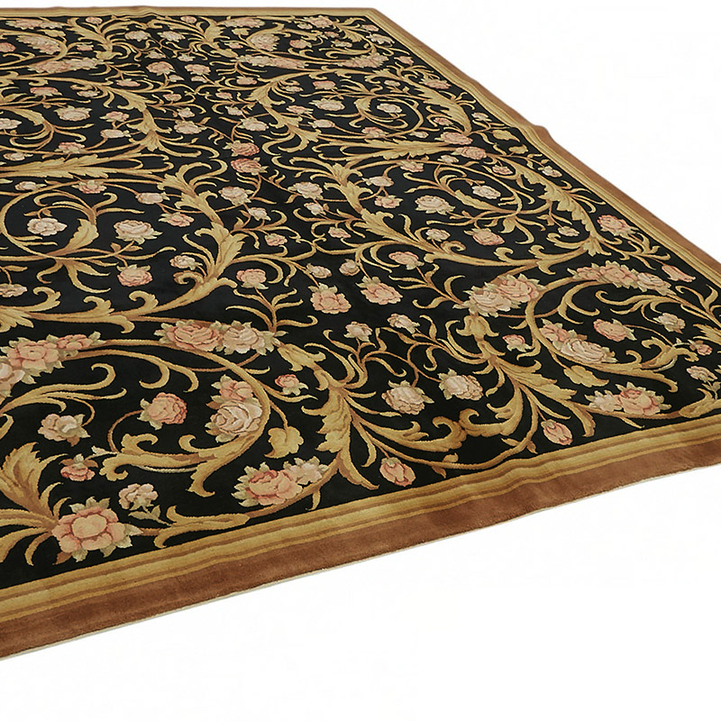 Nueva Alfombra Oushak Tejida a Mano - 274 cm x 375 cm - K0087021