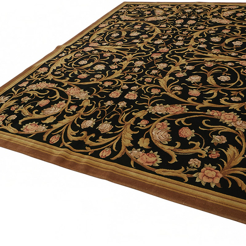 Nueva Alfombra Oushak Tejida a Mano - 274 cm x 375 cm - K0087021