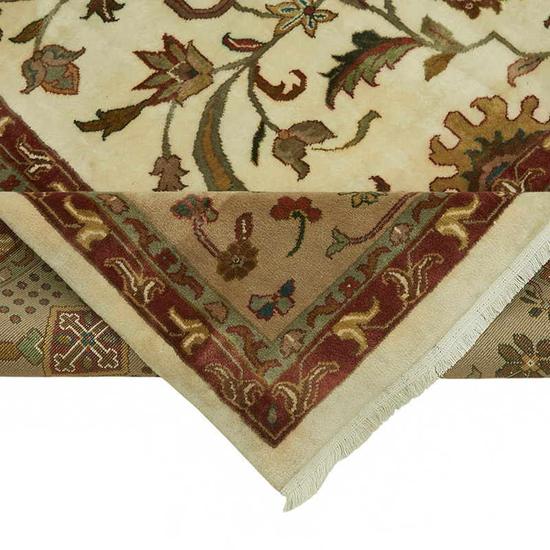 New Hand Knotted Wool Oushak Rug - 9' 1" x 11' 10" (109" x 142") - K0087022