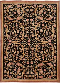 New Hand Knotted Wool Oushak Rug - 8' 7" x 11' 10" (103" x 142")