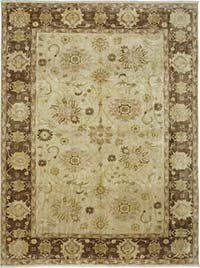 New Hand Knotted Wool Oushak Rug - 10' 3" x 13' 4" (123" x 160")