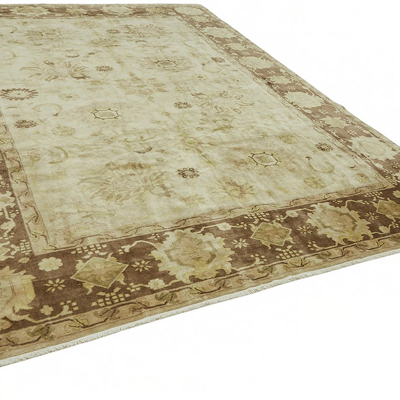 Nueva Alfombra Oushak Tejida a Mano - 312 cm x 406 cm - K0087024