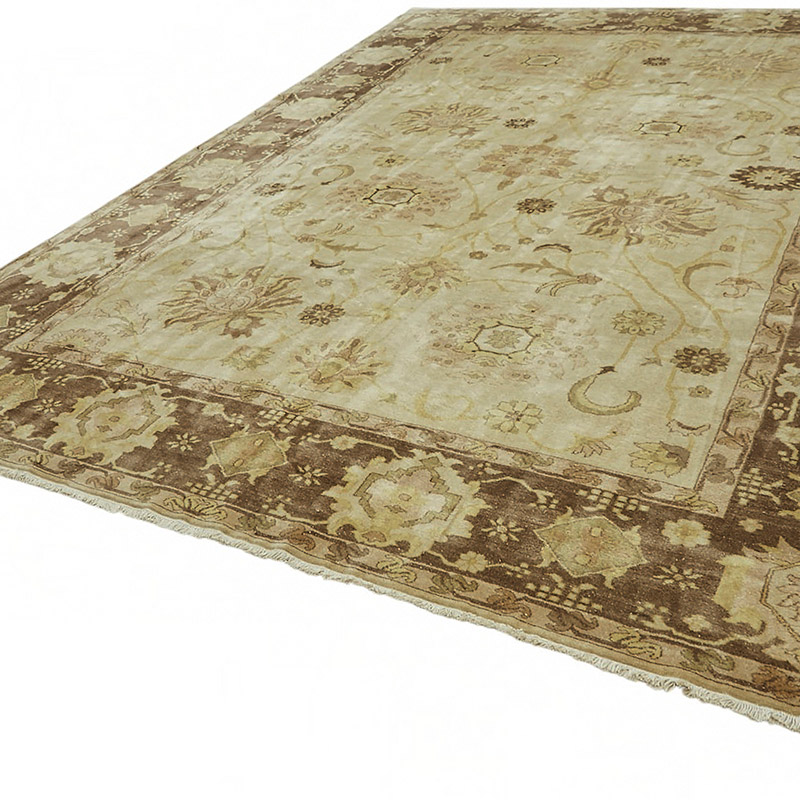 Nueva Alfombra Oushak Tejida a Mano - 312 cm x 406 cm - K0087024