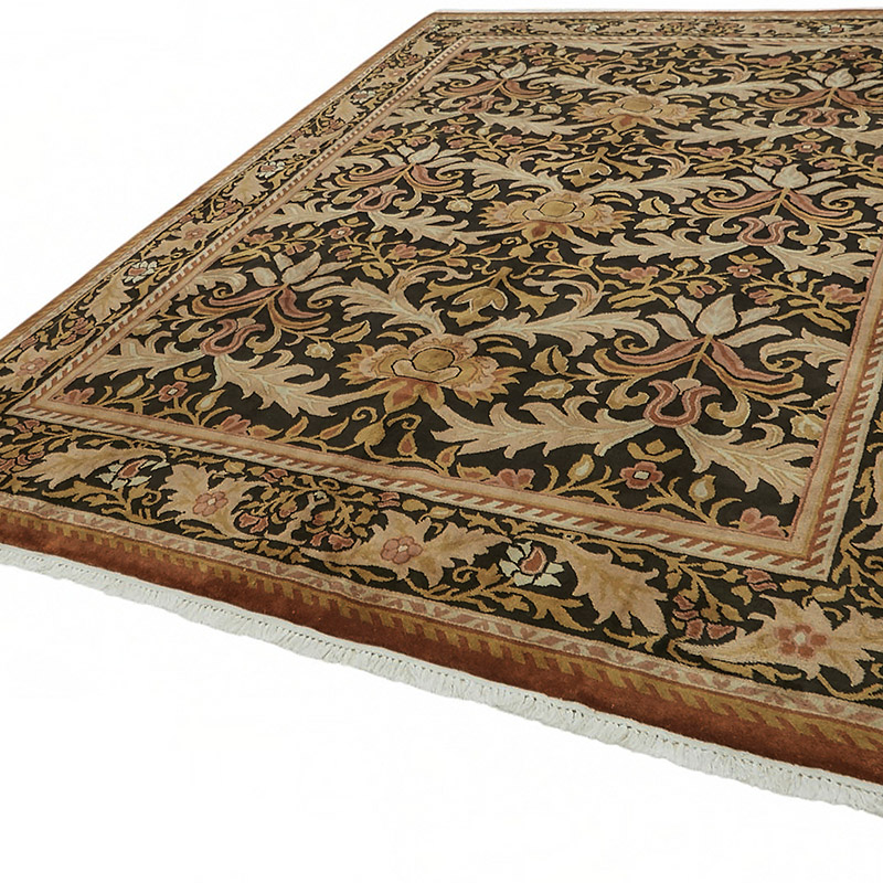 New Hand Knotted Wool Oushak Rug - 8' 10" x 11' 10" (106" x 142") - K0087025