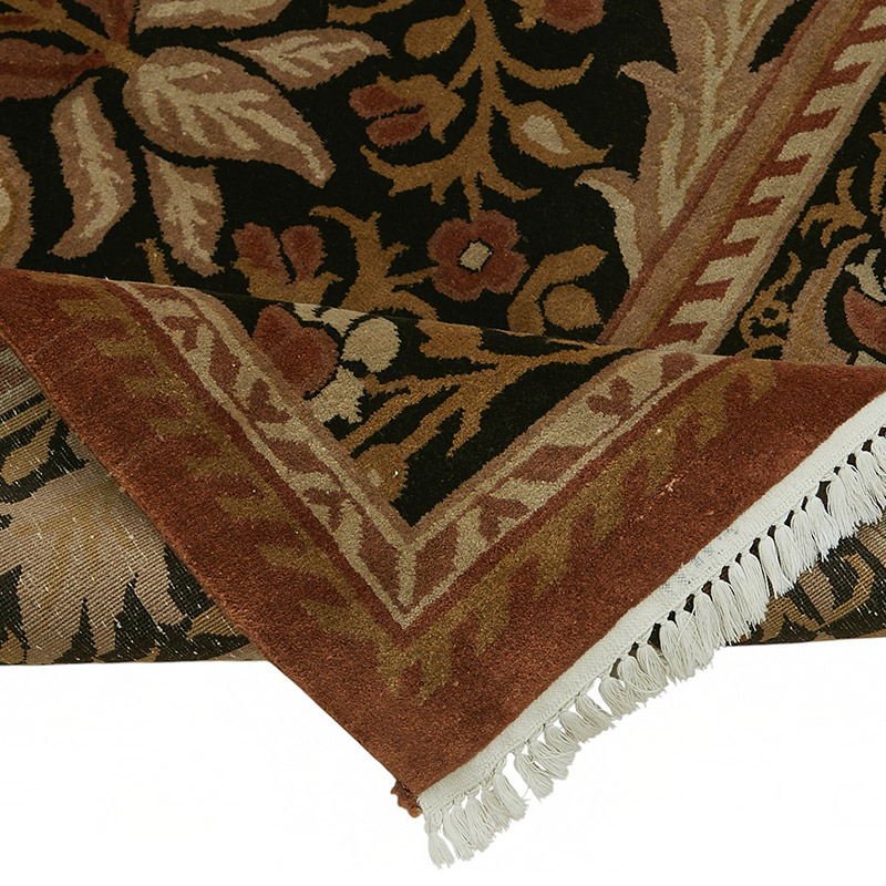New Hand Knotted Wool Oushak Rug - 8' 10" x 11' 10" (106" x 142") - K0087025