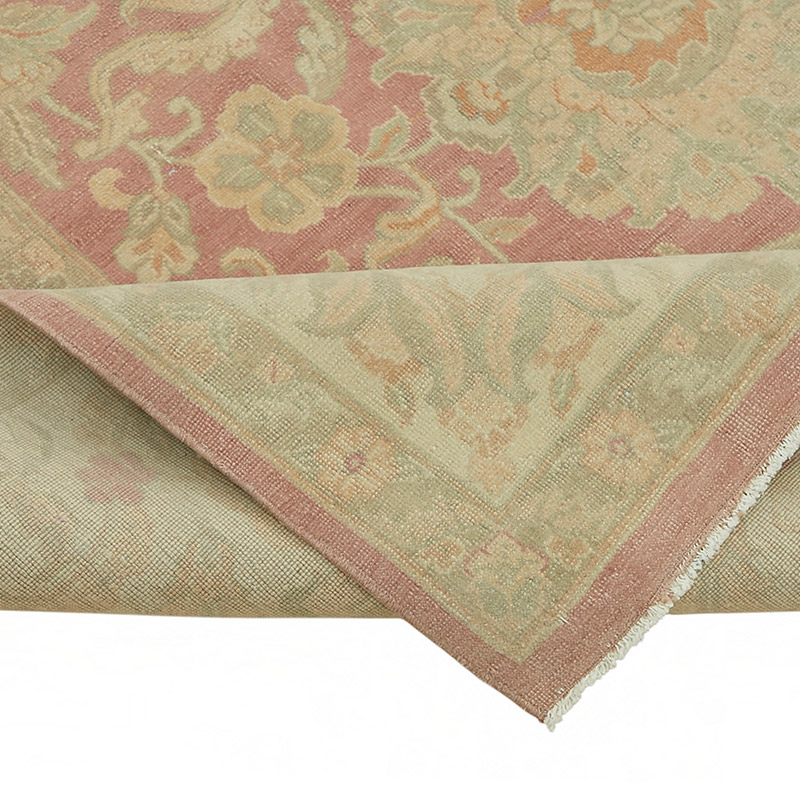 New Hand Knotted Wool Oushak Rug - 9' 10" x 13' 5" (118" x 161") - K0087026