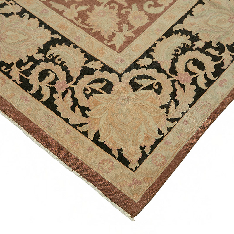 New Hand Knotted Wool Oushak Rug - 9' 11" x 13' 11" (119" x 167") - K0087027