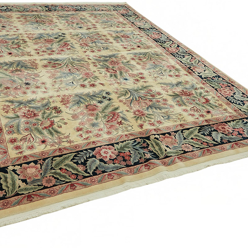 New Hand Knotted Wool Oushak Rug - 278 cm x 370 cm - K0087031