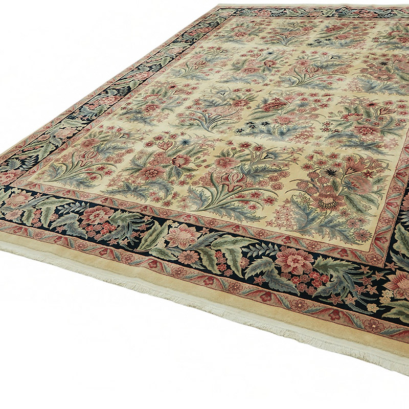 New Hand Knotted Wool Oushak Rug - 278 cm x 370 cm - K0087031