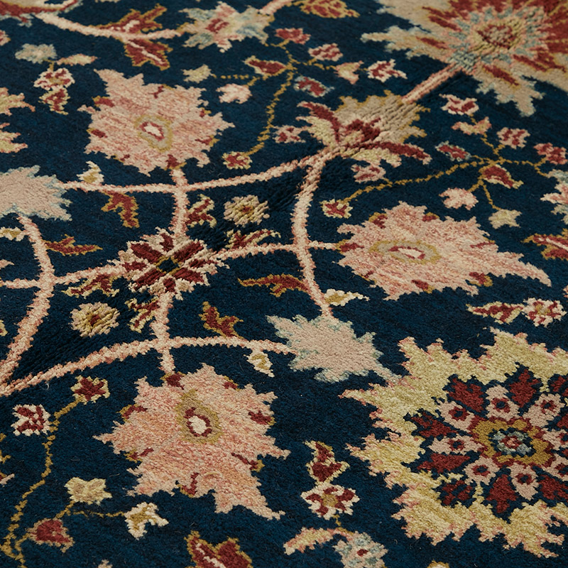 New Hand Knotted Wool Oushak Rug - 8' 9" x 11' 9" (105" x 141") - K0087034