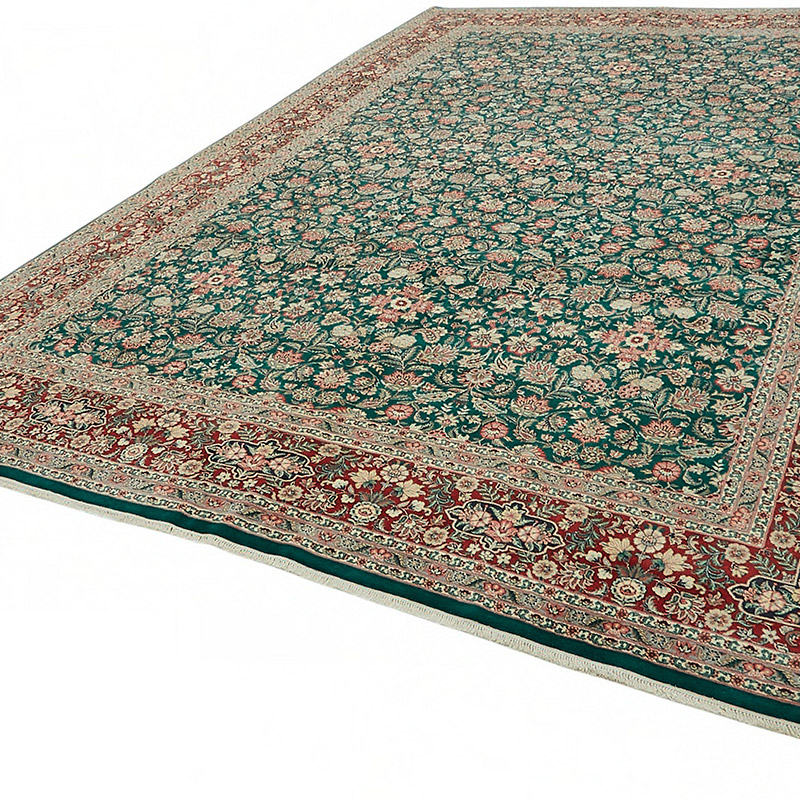 New Hand Knotted Wool Oushak Rug - 10'  x 14' 6" (120" x 174") - K0087035