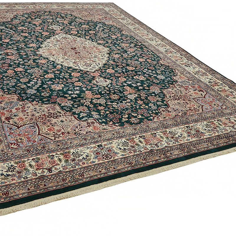 New Hand Knotted Wool Oushak Rug - 9' 8" x 13' 8" (116" x 164") - K0087036