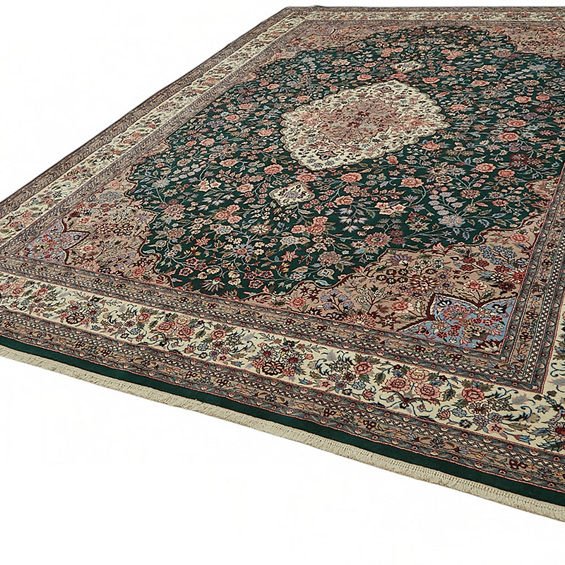 New Hand Knotted Wool Oushak Rug - 9' 8" x 13' 8" (116" x 164") - K0087036