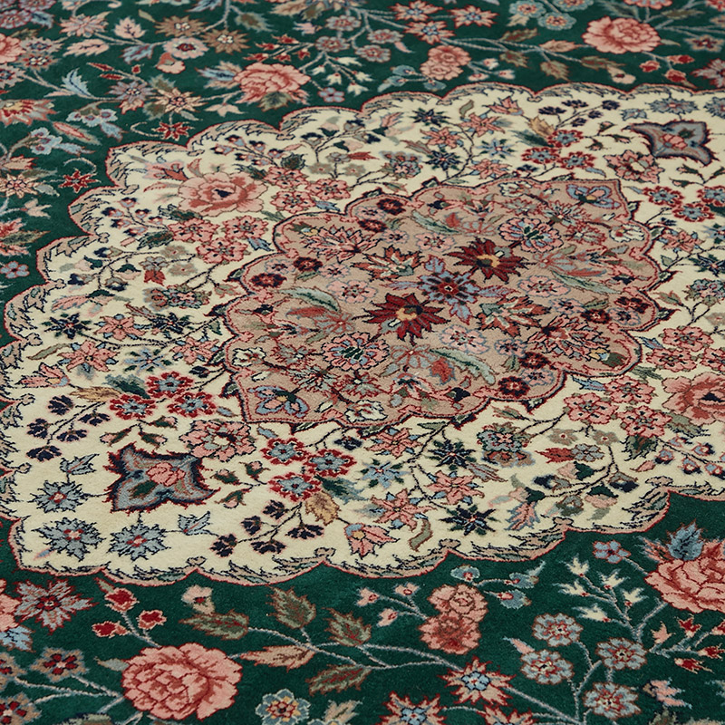 New Hand Knotted Wool Oushak Rug - 9' 8" x 13' 8" (116" x 164") - K0087036