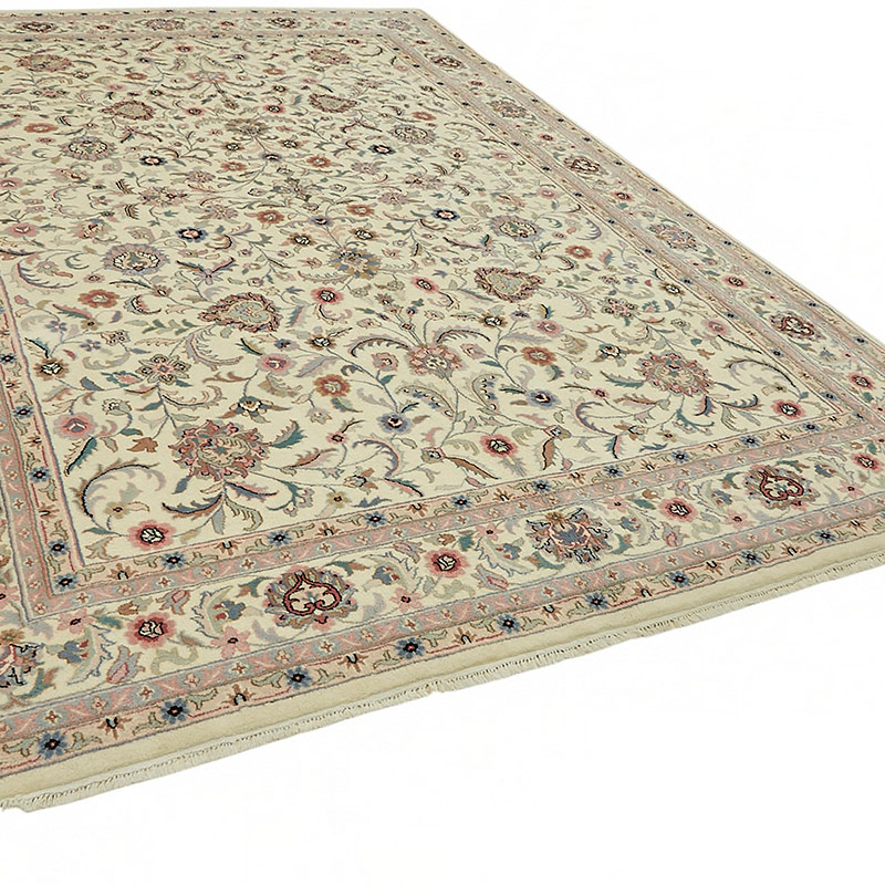 New Hand Knotted Wool Oushak Rug - 8' 9" x 12' 4" (105" x 148") - K0087038