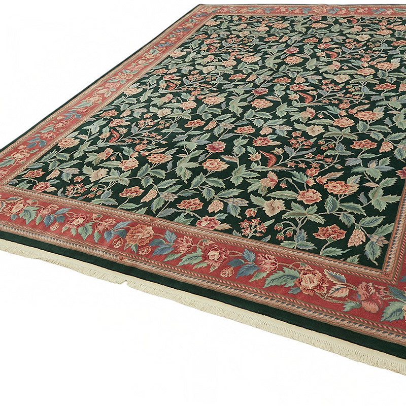 New Hand Knotted Wool Oushak Rug - 8' 10" x 11' 8" (106" x 140") - K0087042